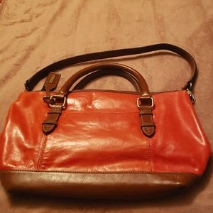 Gorgeous Burnt Orange Satchel Purse for the Fall